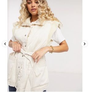 Free People Etta Fleece Lined Vest